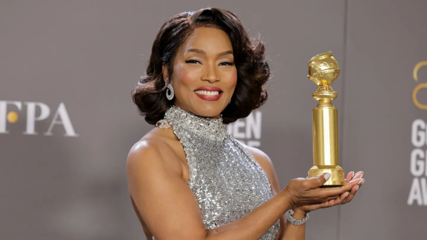 Angela Bassett at the Golden Globe Awards
